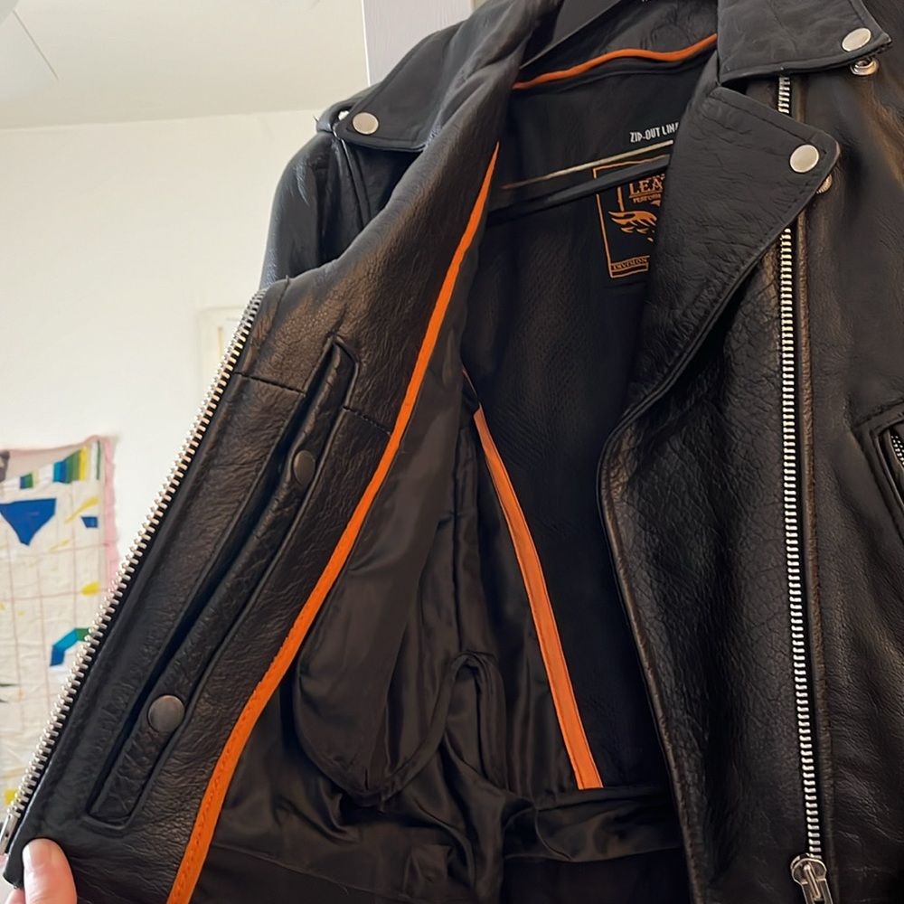 Barely worn Milwaukee Leather Motorcycle Jacket - Picture 2 of 6